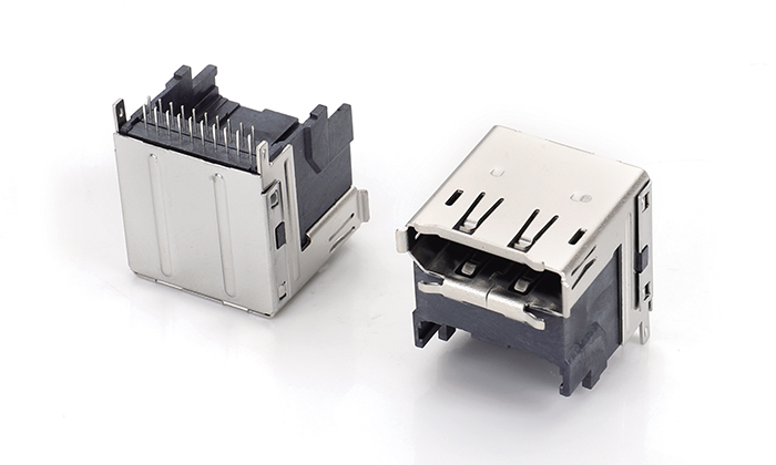 DP+HDMI 90度 DIP 下层留空 PHC20L-11AN-61P0